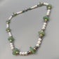 Elegante Perlenkette – Statement-Halskette mit Steinen