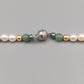 Elegante Perlenkette – Statement-Halskette mit Steinen