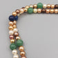 Elegante Perlenkette – Mehrfarbige Statement-Halskette