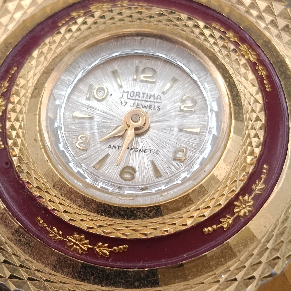 Elegante Mortima Damen Uhr – Antike Taschenuhr als Anhänger