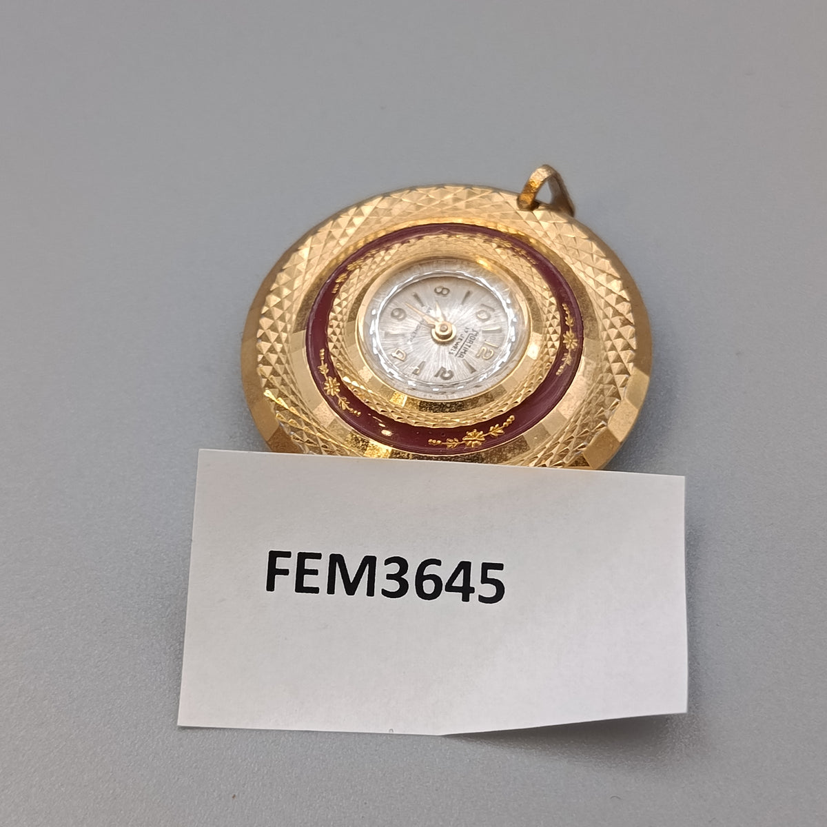 Elegante Mortima Damen Uhr – Antike Taschenuhr als Anhänger