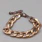 Elegantes goldfarbenes Armband – Markantes Gliederarmband