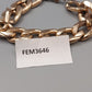 Elegantes goldfarbenes Armband – Markantes Gliederarmband