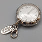 Elegante silberfarbene Damen Uhr – Anhängeruhr im Vintage Stil
