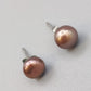 Elegante 925 Silber Perlen-Ohrstecker – Rosé Ohrschmuck