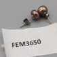 Elegante 925 Silber Perlen-Ohrstecker – Rosé Ohrschmuck
