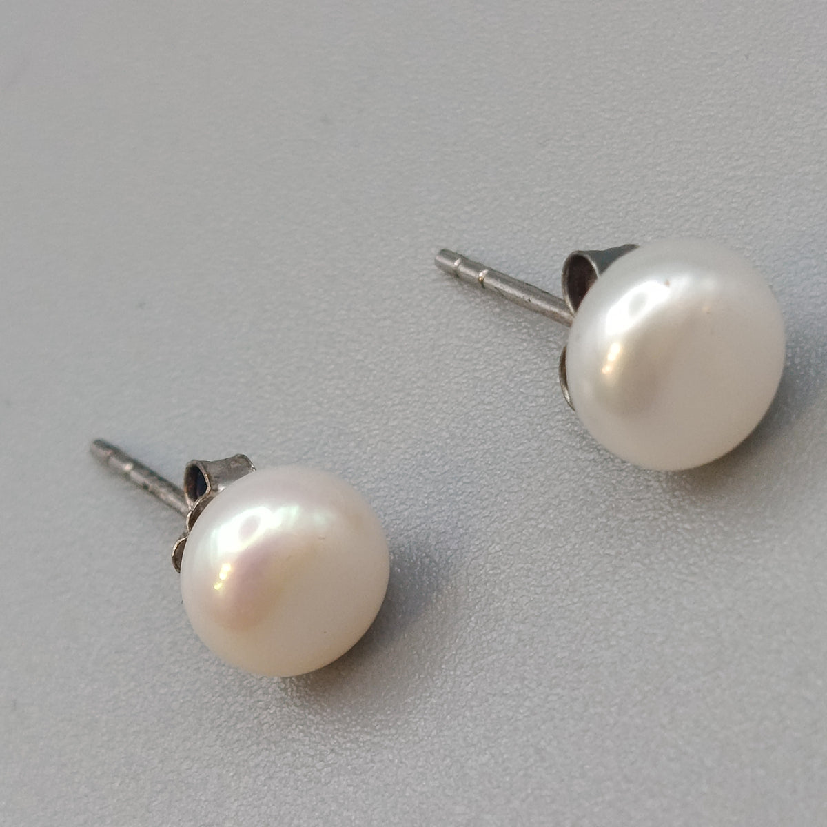 Elegante 925 Silber Perlen-Ohrstecker – Klassischer Ohrschmuck
