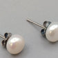 Elegante 925 Silber Perlen-Ohrstecker – Klassischer Ohrschmuck