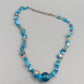 Elegante blaue Millefiori Glaskette – Halsschmuck