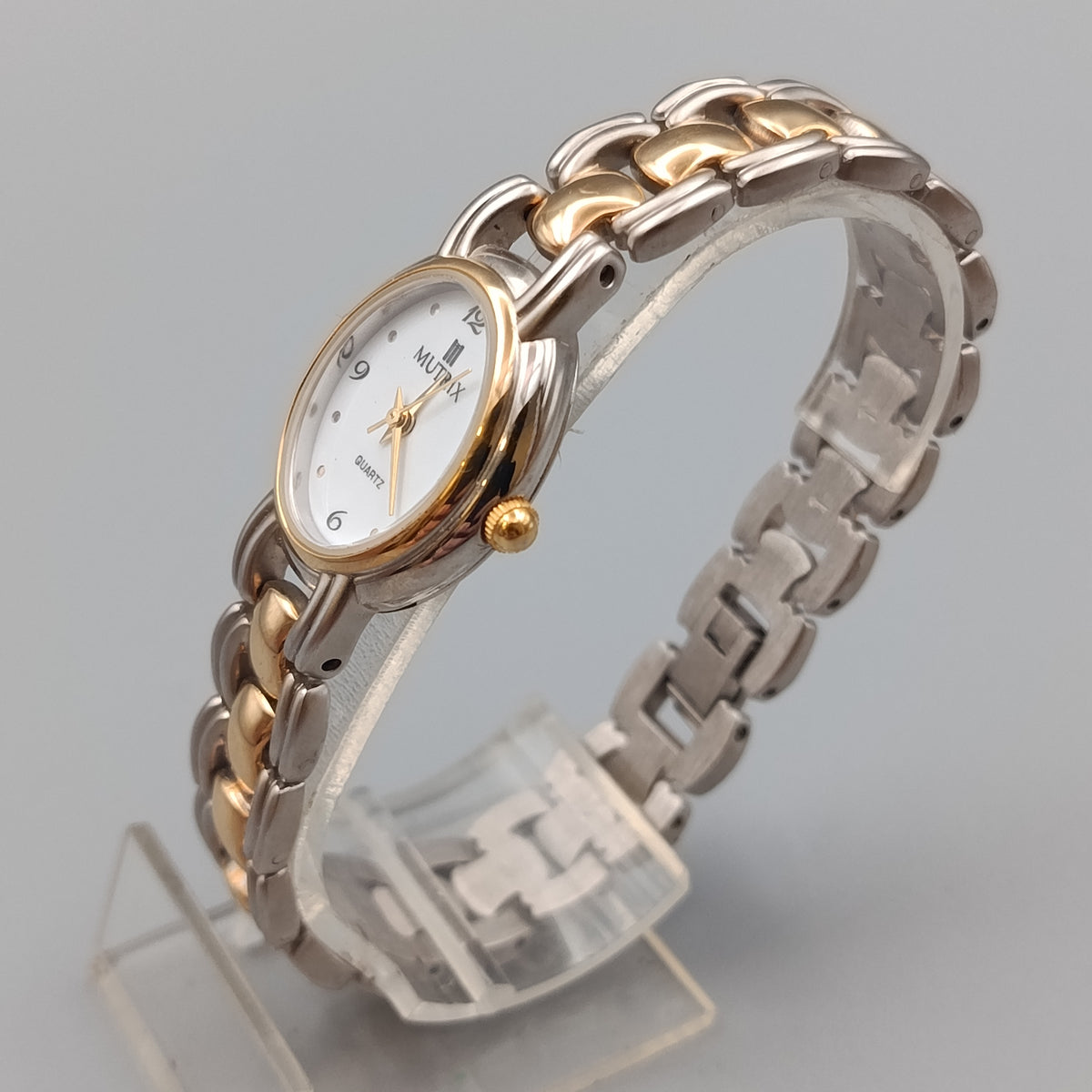 Elegante Mutrix Damen Uhr – Bicolor Armbanduhr