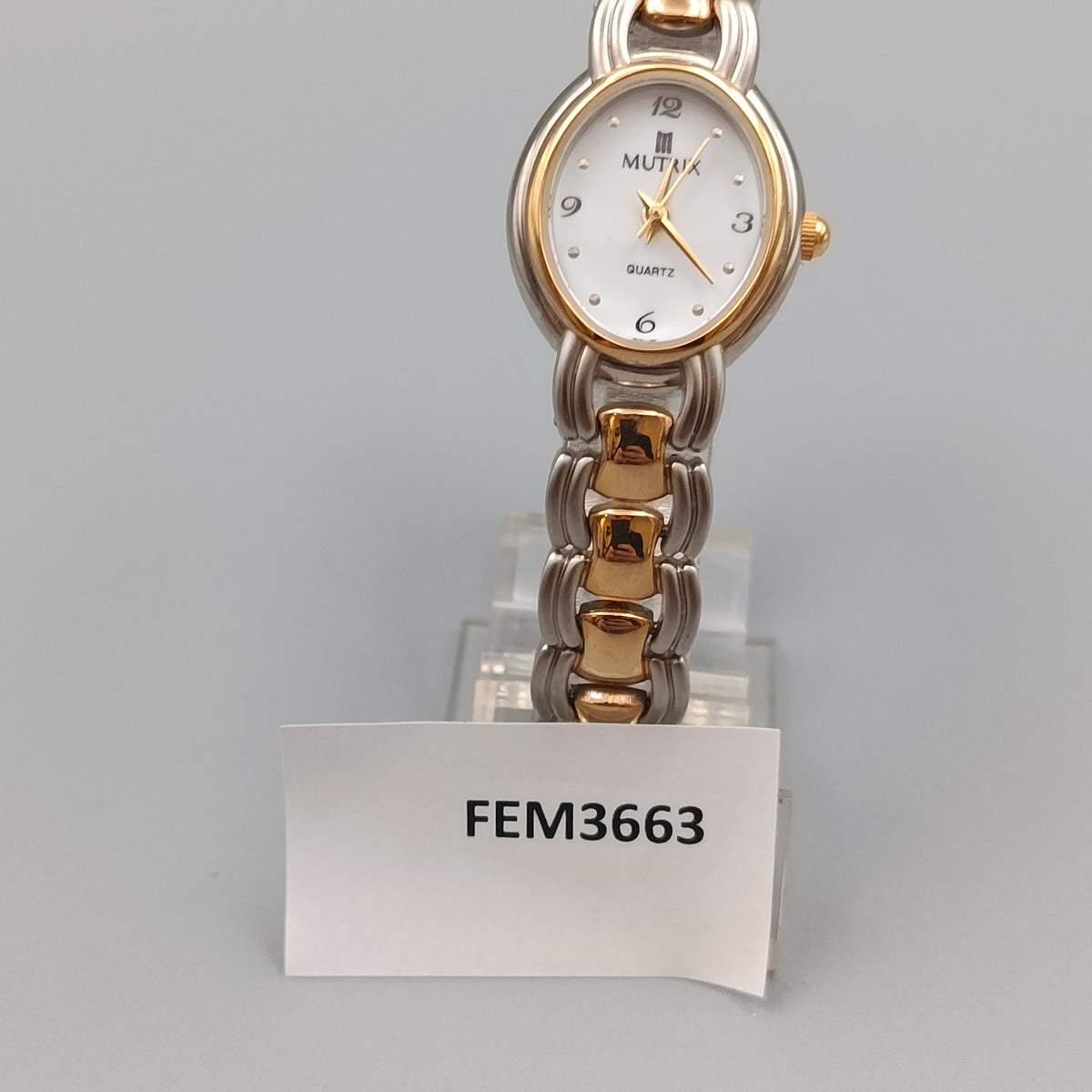 Elegante Mutrix Damen Uhr – Bicolor Armbanduhr