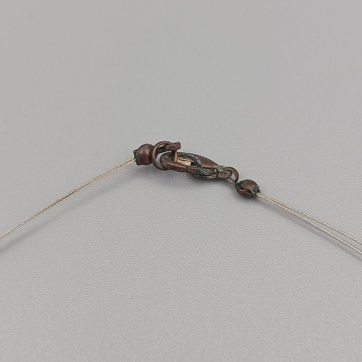 Elegante blaue Perlen-Halskette – Zarte Kette