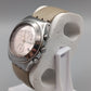 Swatch Damen Uhr – Chronograph mit rosafarbenem Zifferblatt