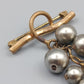 Perlenbrosche Trauben-Design – Vintage Schmuck