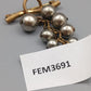 Perlenbrosche Trauben-Design – Vintage Schmuck