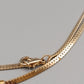 Elegante Goldfarbene Halskette mit Buchstaben-Anhänger R
