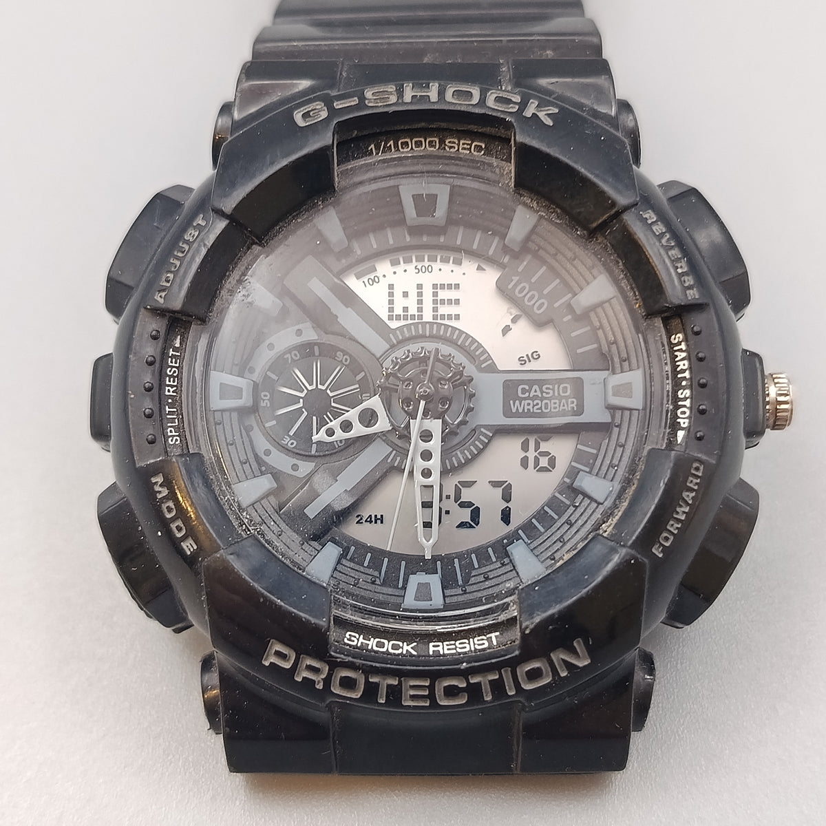 Casio G-Shock Herren Uhr – Schwarzer Chronograph