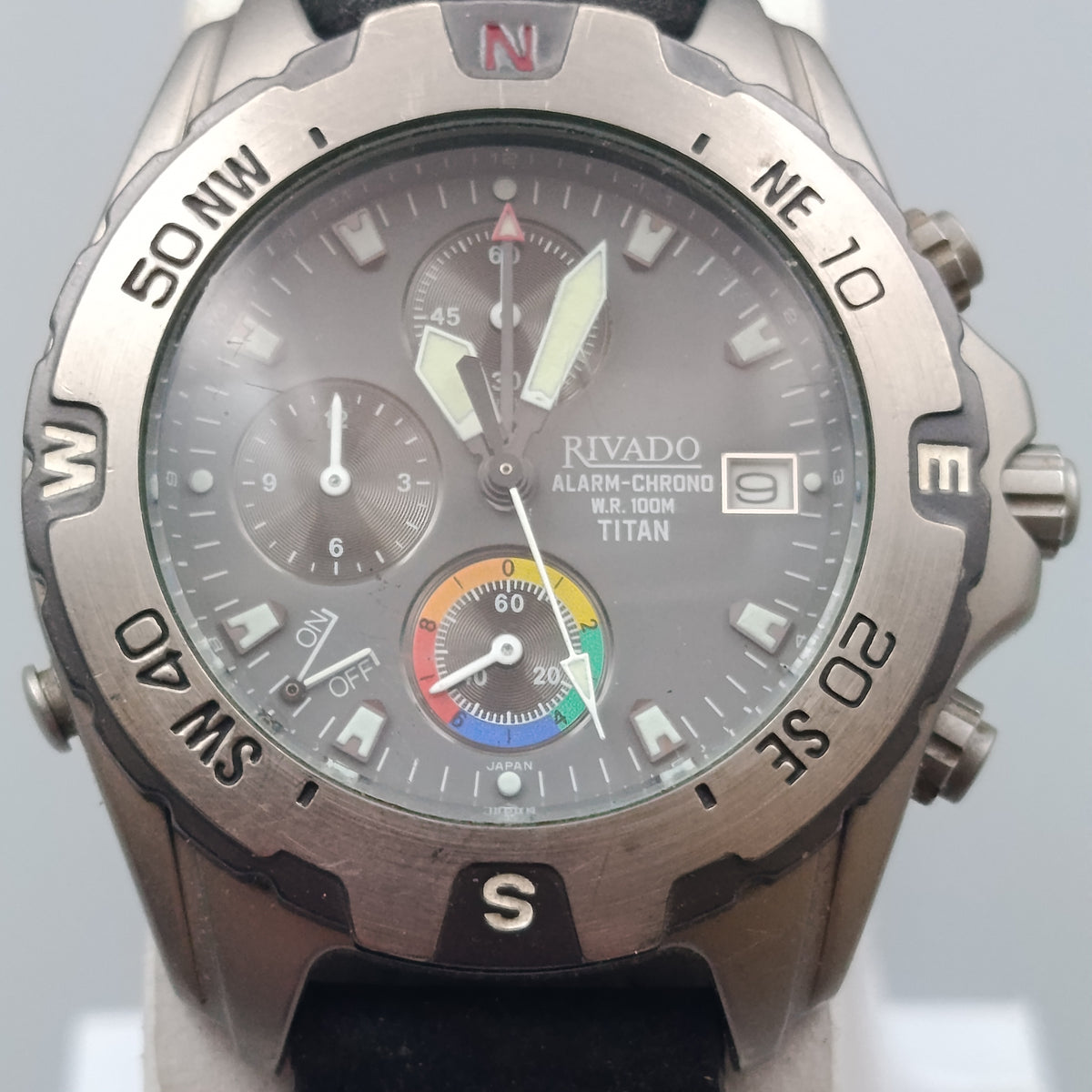 Rivado Herren Uhr – Titan Alarm-Chronograph