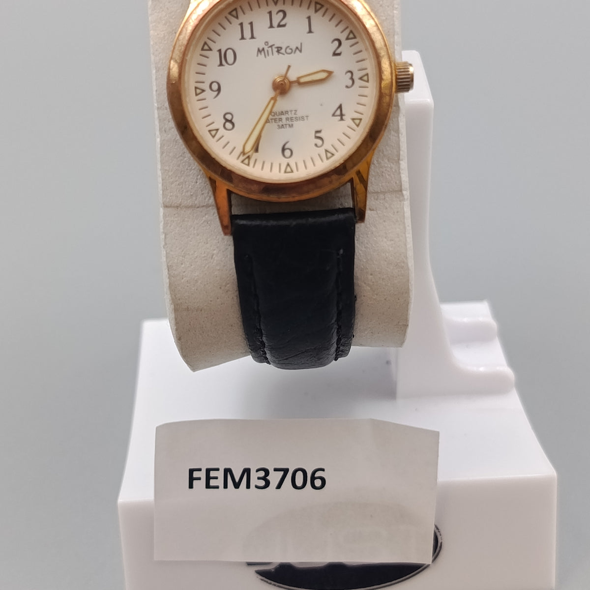 Elegante Mitron Damen Uhr – Vergoldetes Gehäuse