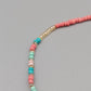 Buntes Perlen Elastikarmband mit Quaste – Verspielter Schmuck