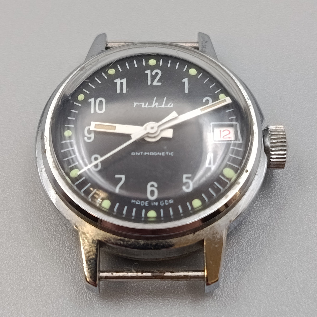 Ruhla Antimagnetic Herren Uhr – Vintage DDR efekt