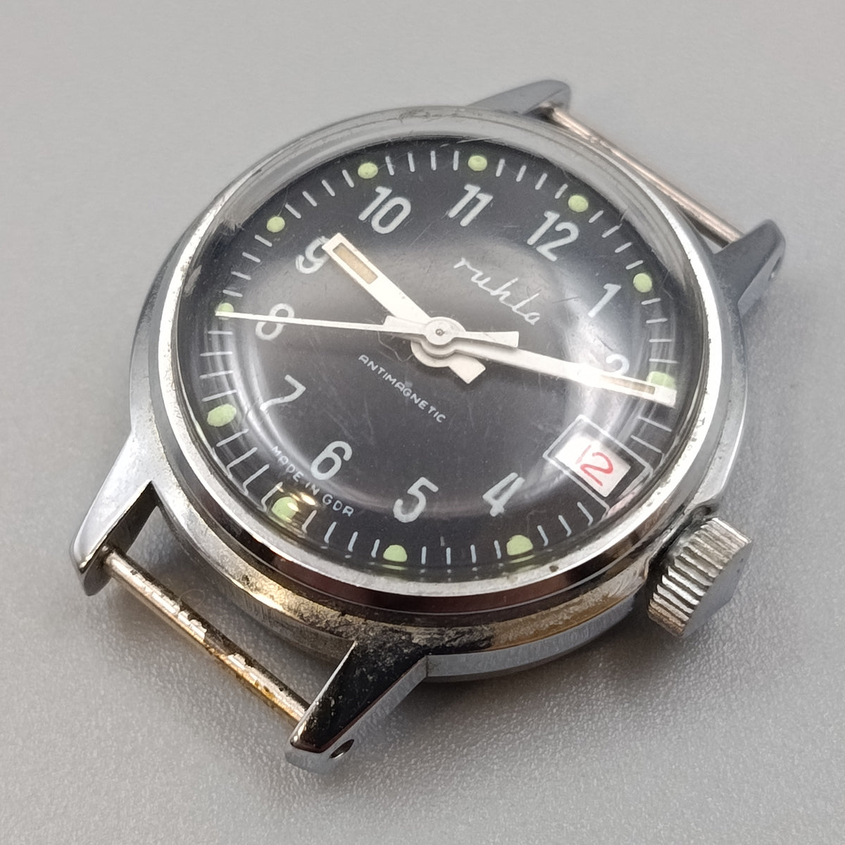 Ruhla Antimagnetic Herren Uhr – Vintage DDR efekt