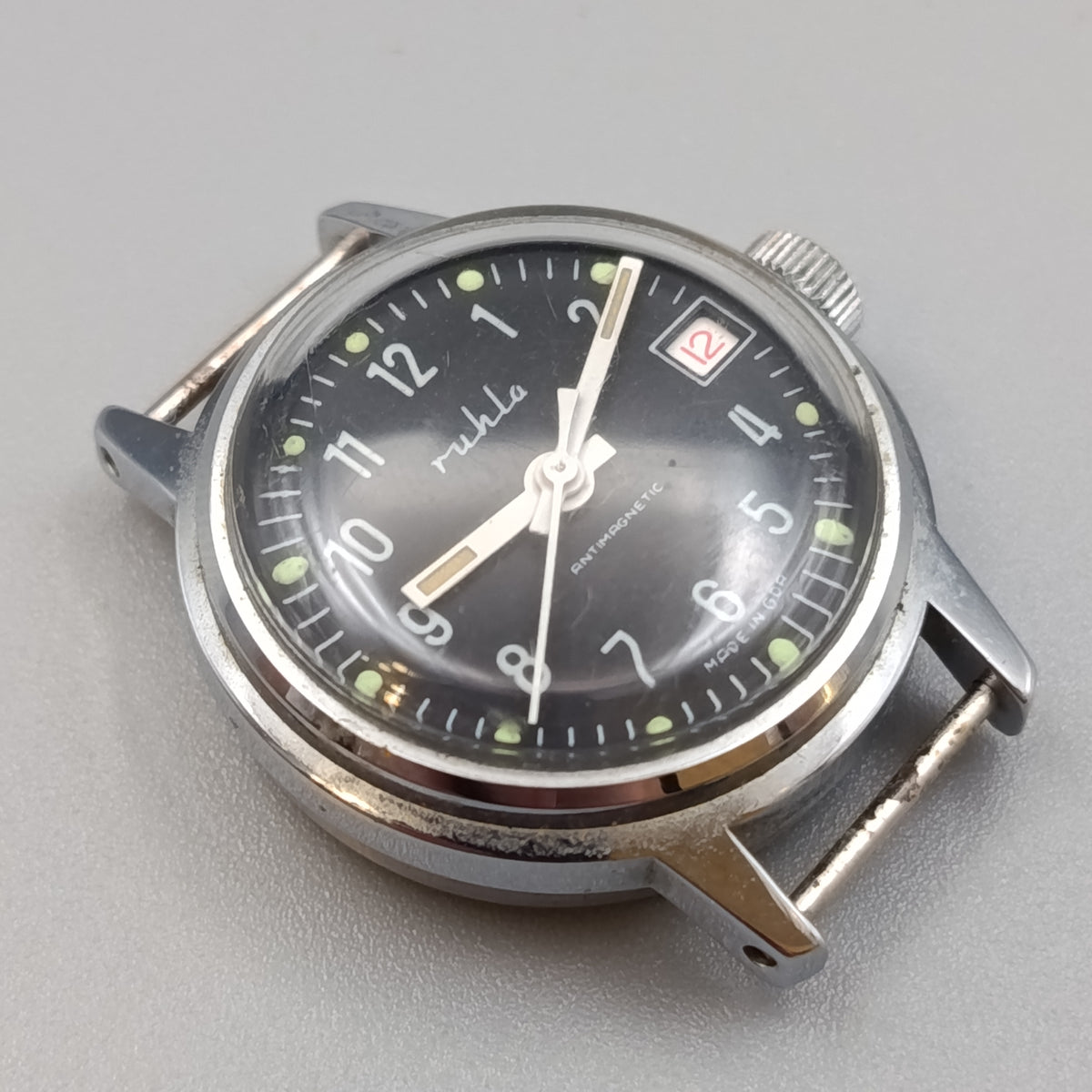 Ruhla Antimagnetic Herren Uhr – Vintage DDR efekt