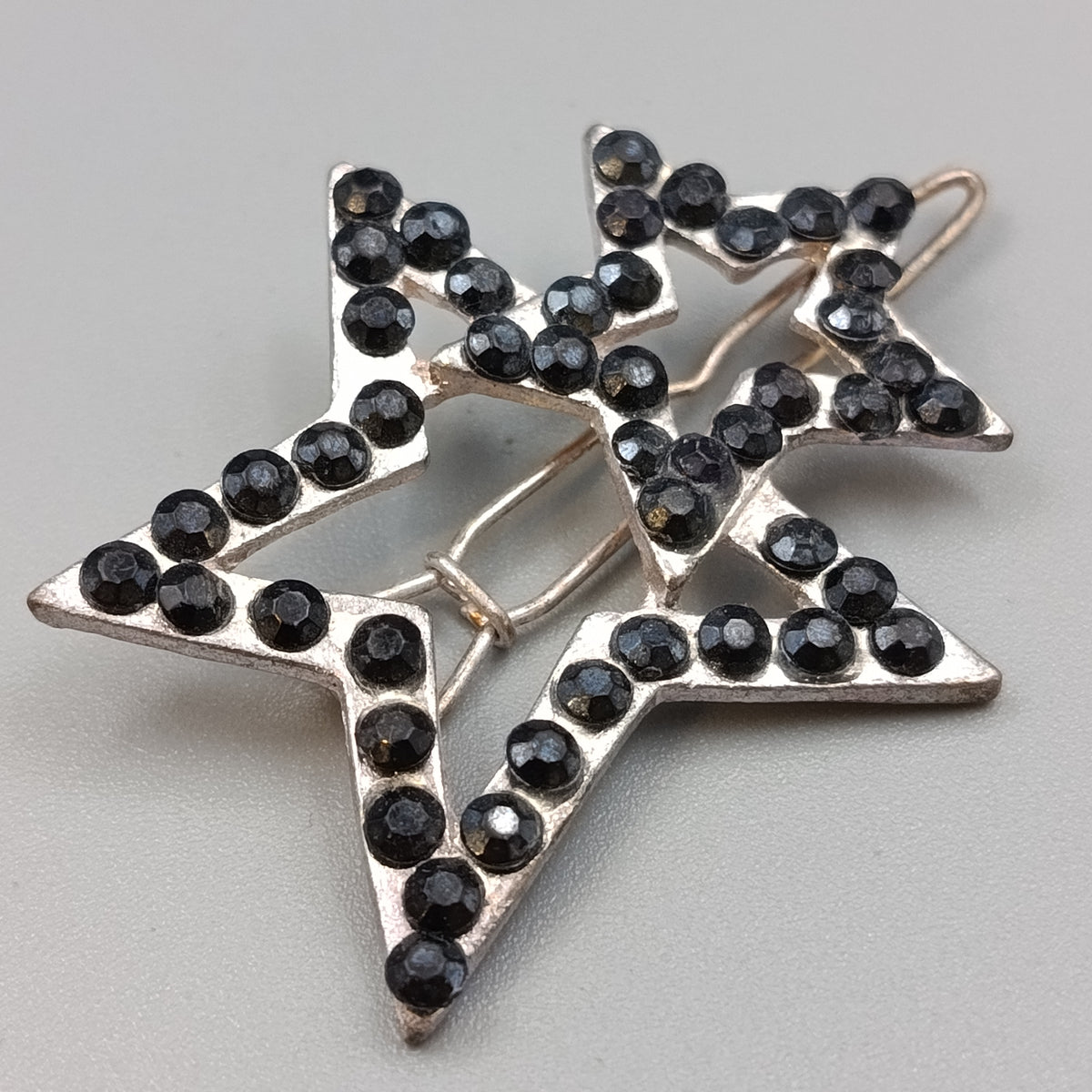 Glitzernde Stern Haarspange mit Strass – Elegant