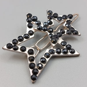 Glitzernde Stern Haarspange mit Strass – Elegant