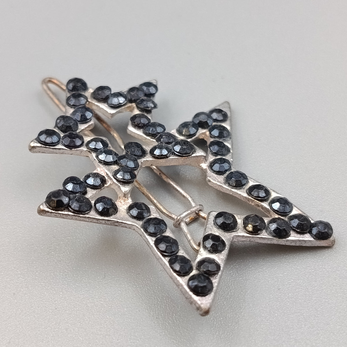 Glitzernde Stern Haarspange mit Strass – Elegant