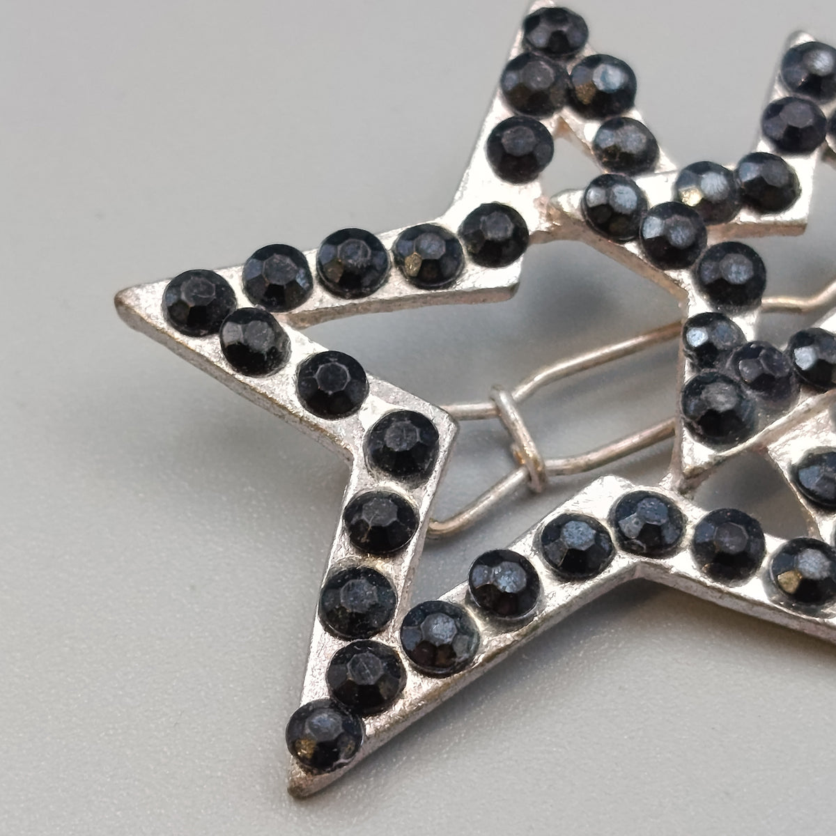 Glitzernde Stern Haarspange mit Strass – Elegant