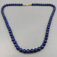 Elegante Lapislazuli Perlenkette – Klassisches Design