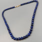 Elegante Lapislazuli Perlenkette – Klassisches Design