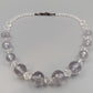 Elegante Kristall Perlenkette – Facettierte Perlen in zartem Stil