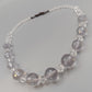 Elegante Kristall Perlenkette – Facettierte Perlen in zartem Stil