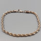 Elegantes Kordelarmband – Klassischer Armschmuck in Silberoptik