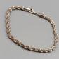 Elegantes Kordelarmband – Klassischer Armschmuck in Silberoptik