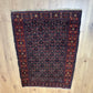 Antik Orientteppich handgeknüpft 153x108 cm Senneh Bidjar naturfarben