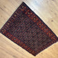 Antik Orientteppich handgeknüpft 153x108 cm Senneh Bidjar naturfarben