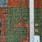 Indischer Gabbeh Orientteppich Handgeknüpft Bunt Schachbrett 160x80 cm