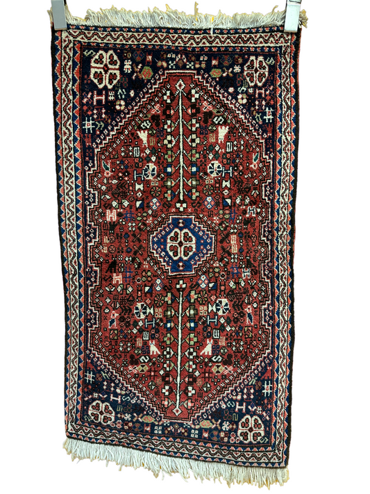 Handgeknüpfter Perser Orientteppich Abadeh 105x58 cm