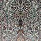 Orientteppich handgeknüpft 96x62 cm Hereke Seide auf Seide