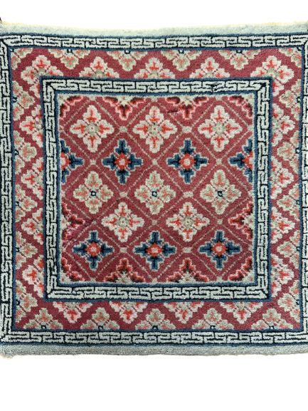 Wunderschöner Antiker Handgeknüpfter Orientteppich aus China 50x68cm