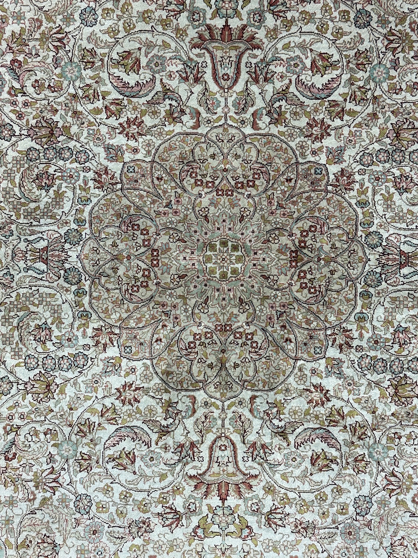 Handgeknüpfter Orientteppich China Hereke Seidenteppich  155x90 cm
