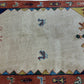Indischer Gabbeh Orientteppich Handgeknüpft Beige Rostrot 147x92 cm