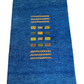 Indischer Gabbeh Orientteppich Handgeknüpft Blau 160x90 cm