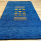 Indischer Gabbeh Orientteppich Handgeknüpft Blau 160x90 cm