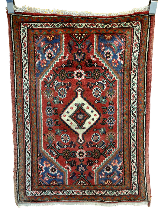 Handgeknüpfter Perser Orientteppich Malayer 96x70 cm