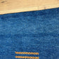 Indischer Gabbeh Orientteppich Handgeknüpft Blau 160x90 cm