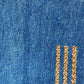 Indischer Gabbeh Orientteppich Handgeknüpft Blau 160x90 cm